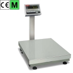 wagi platformowe 1-czujnikowe, magazynowe, techniczne - BA/H hermetyczne na słupku max: 1,5kg&divide;300kg odczyt: 0,5g&divide;100g wyświetlacz: LED / LCD miernik: stal nierdzewna IP65 konstrukcja: nierdzewna